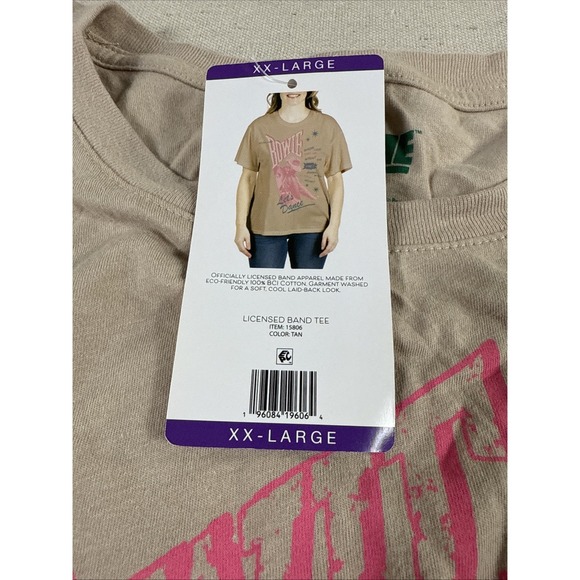 David Bowie Let's Dance Graphic Tee NWT 2XL Retro Rock T-Shirt - Picture 6 of 9